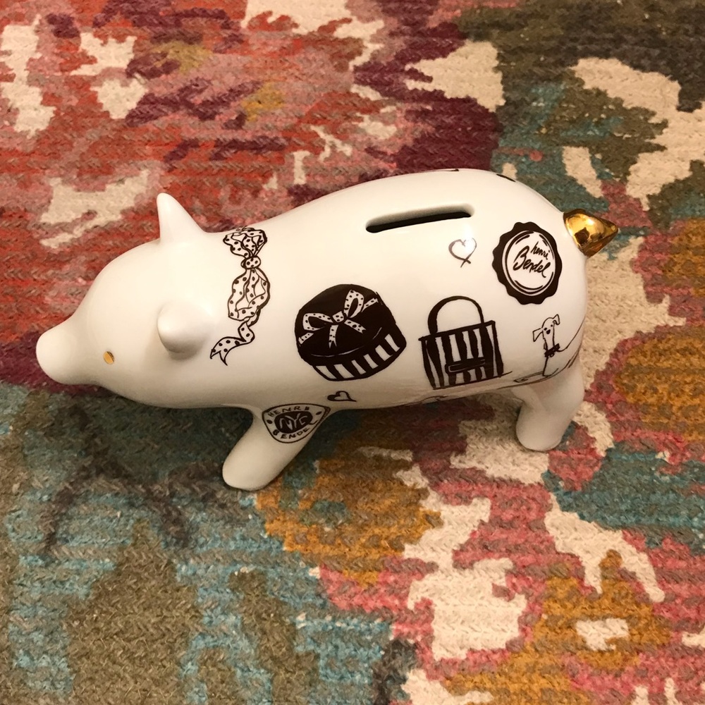 Small Henri Bendel Piggy Bank